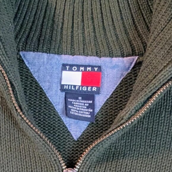 Tommy Hilfiger Women's Sweater in Olive Color - Picture 7 of 9